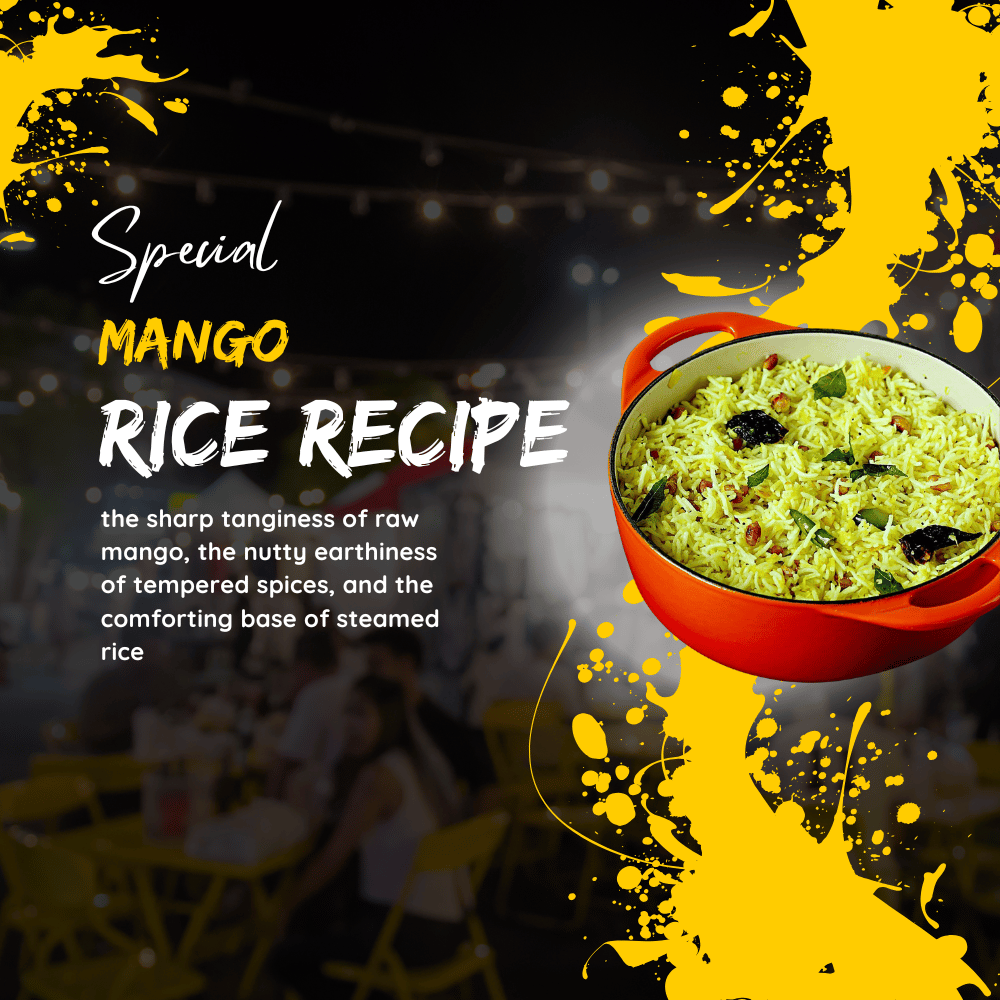 mango rice indian dish